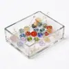 Cuentas de Vidrio Onduladas Multicolores Cuentas Sueltas de Vidrio Ondulado Materiales para Manualidades con Cuentas Accesorios Vidrio Soplado