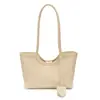 Bolsa de mano casual simple de moda para mujer, bolso de hombro elegante, bolsa tote de gran capacidad a la moda para el día a día, nuevo de verano 2026