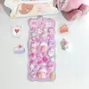 Adesivos divertidos flutuantes em estéreo com desenhos animados, cristais e diamantes, adesivos decorativos infantis em 3D, adesivos fofos em relevo para meninas.