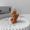 Vela aromática tridimensional con forma de angelito DIY adornos creativos accesorios para fotografía regalo de boda venta al por mayor