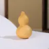 Enfeite de Cabaça Natural de Mão com Cabeça de Dragão, Casca Roxa, Macio ao Toque, Cabaça para Girar na Mão, Decoração Premium para Escritório, Atacado