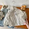 Chaqueta de Primavera para Niños 2026 Nueva Tendencia Chaqueta Infantil de Cuello Alto Estilo Genial Top Coreano de Primavera y Otoño para Bebé