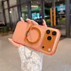 Funda de Teléfono Magnética Mate con Soporte para iPhone 18promax Apple 17pro Funda Protectora Anti-caídas de Cobertura Total