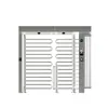 Torniquete de acceso con tarjeta de identificación real en obra, puerta de acceso completo anti-seguimiento cerrada para área residencial, equipo de torniquete con control de acceso por código QR