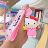 Llavero creativo de dibujos animados Sanrio HELLOKITTY, lindo colgante de gato TK, llavero para bolso de coche, venta al por mayor