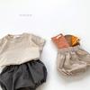 Ins Corea del Sur Mismo Estilo Ropa Infantil Verano Bebé Sencilla Cómoda Estilo Occidental Camiseta Casual Cómoda