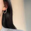 Clip para oreja sin agujero ~ Estilo europeo y americano exagerado aro de oreja de metal retorcido femenino alta gama delicado torsión enrollada pendiente retorcido femenino