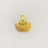 Suministro en vivo nuevo colgante joyería para mujer chapado en oro moda doble colgante de cisne puesto para hombres y mujeres joyería al por mayor