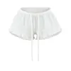 Novos Shorts Casuais de Verão 2026 Estilo Coreano com Renda na Barra, Cintura Elástica, Perna Larga para Mulheres, Shorts Ultra-Curtos de Jacquard Pesado