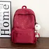 Mochila ins con estrella estilo coreano, simple y elegante, mochila de alta capacidad para estudiantes de secundaria, estudiantes universitarios y uso en viajes