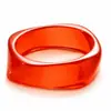 Pulseira de Resina Gradiente TK Europe para Mulheres, Bracelete Curvo, Anel de Melhor Amigo, Joia de Mão da Moda de Alto Padrão, Venda por Atacado