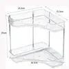 Almacenamiento de Cosméticos Tocador de Baño Organizador de Nuevo Estilo Estante de Esquina para Baño Acrílico Engrosado Alto Valor Estético