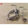 AW067 Hebilla de Acero Inoxidable de Doble Resorte Hebilla Hebilla Caja Hebilla Hebilla Hebilla Hebilla Eléctrica Mecánica Caja de Herramientas Caja Incubadora Caja Barril
