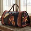 2026 Novo Modelo Marca Independente Estampa Digital Acolchoada Algodão Bolsa de Viagem Estampa da Moda Bolsa de Yoga Feminina Bolsa de Mão