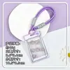 Portatarjetas Transparente Shaker para Hobby Etiqueta de Nombre para Estudiante Tarjeta de Campus Portatarjetas IC En Stock Lanyard para Empleado Funda Protectora para Tarjeta de Identificación de Fábrica