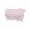 Sujetador de Mujer sin Tirantes de Talla Grande para Comercio Exterior Transfronterizo con Hermoso Diseño en la Espalda, Sujetador Invisible sin Costuras, Sujetador Push-Up
