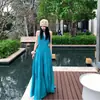 Vestido Sexy de Espalda Descubierta con Cuello Halter, Mismo Estilo que Mao Qianying, Ajustado, Favorecedor para la Figura, con Abertura, Elegante Vestido Largo con Dobladillo Amplio