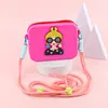 Bolsa de maquillaje portátil, bolsa de almacenamiento multifuncional impermeable y a prueba de humedad, bolsa de almacenamiento portátil para teléfono de gran capacidad para estudiantes