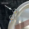 Pendientes de Cristal Redondos con Lunares Electrochapados 2026 Verano Tendencia Estilo Celebridad de Internet Personalidad Moda para Mujer con un Toque de Lujo Ligero y Alta Gama