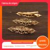 Acessórios para Joias Artesanais DIY, Presilhas Douradas que Preservam a Cor, Presilhas Bico de Pato, Acessórios de Cabelo, Acessórios de Cabelo Hanfu, Estilo Chinês Retrô