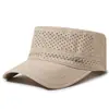 Sombrero de Verano para Hombre de Secado Rápido con Copa Plana, Sombrero de Sol para Exteriores con Protección Solar, Gorra de Béisbol Perforada Simple y Transpirable para Mujer