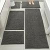 Set de 5 Alfombrillas Absorbentes para Piso, Felpudos para Puerta de Entrada, Alfombrillas Antideslizantes Resistentes a Manchas para Entrada, Alfombras para Mesita de Noche de Dormitorio, Transfronterizo