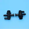 Válvula de Interruptor de Tubo de Tinta para Impressora Jato de Tinta Resistente à Corrosão UV Máquina Fotográfica Impressora UV de Mesa Plástico Válvula Três Vias Válvula Manual