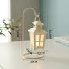 Portavelas de Hierro con Forma de Corazón de Niña Nórdica Adornos Decoración Romántica de Estrellas para Dormitorio Luz Nocturna de Aromaterapia Adornos de Lámpara de Viento para el Hogar