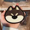 Lindo y Adorable Shiba Inu Cinta Mágica sin Costuras para Niñas, Versátiles Pegatinas Laterales para el Cabello, Pegatinas de Flequillo Simples de Dibujos Animados Accesorios para el Cabello