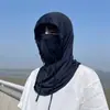 Protetor solar de verão touca de seda gelada proteção solar para ciclismo ao ar livre proteção UV proteção facial e do pescoço completa protetor solar três em um
