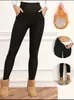 Pantalones Casuales de Forro Polar para Mujer de Otoño e Invierno Amazon, Cintura Alta, Elásticos, Adelgazantes, Levanta Glúteos, Engrosados, Cálidos, Dropshipping Transfronterizo
