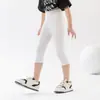 Leggings para Niña Verano Finos de Modal Pantalones Blancos Infantiles Pantalones de Seda Helada para Niños Grandes Vestido Negro de Verano para Bebé