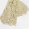 Directamente del fabricante: Bufanda de seda plisada de color liso nueva para mujer, bufanda de imitación seda para otoño e invierno, chal, toalla de playa, bufanda de protección solar