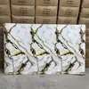 Rolo de Adesivo de Parede de Mármore Imitação Azulejo Autoadesivo Decoração de Parede para Esconder Fundo Feio da Sala de Estar Papel de Parede à Prova d'Água e à Prova de Umidade