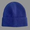Chapéu de Lã Bordado com Logo Personalizado para Mulheres, Estilo Coreano Casual e Versátil Chapéu de Tricô Novo para Outono e Inverno para Homens, Chapéu Quente de Inverno