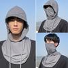 Máscara de Proteção Solar para Homens, Proteção de Pescoço, Lenço de Cabeça Anti-UV para Mulheres, Balaclava de Ciclismo, Máscara Facial Completa, Chapéu de Seda Gelo, Cachecol de Pescoço, Quebra-Sol