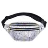 Bolsa de cintura street fashion nova para homens e mulheres PU laser bolsa de ombro mensageiro esportes ao ar livre lazer bolsa de peito fabricantes atacado