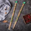 Palillos para freír, palillos para fideos, palillos para ollas calientes, palillos públicos, palillos de bambú, alargados y llamativos de 45 cm, paquete individual y doble, sin pintura ni cera, suministro directo de fábrica.