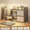 Estante Prateleira de Armazenamento de Mesa Quarto Escritório Mesa Pequena Prateleira Multicamadas Armazenamento de Mesa de Sala de Estar Estante Simples