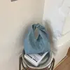 Bolsa de Balde Portátil para Mulheres 2026 Nova Bolsa Jeans para Sair, Pequena Bolsa Tote, Bolsa Dumpling, Bolsa Feminina, Várias Cores Disponíveis