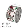 Hongbin Craft Papai Noel Fita Fio Borda Copy Belt 6,3 centímetros Fita de Natal Imitação Fita Hemp Edge Copy Ribbon