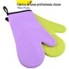 Nove fabricantes de gostos fornecem luvas de silicone isoladas de silicone de cinco dedos luvas de cozinha suprimentos domésticos