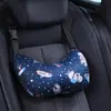 Travesseiro de cabeça de carro infantil de desenho animado para dormir, acessório de dormir para carro de uso duplo para crianças no carro