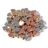 50 Peças/Saco Galvanizado Ccb Metálico Coração Pêssego Contas para Joias DIY Pulseira de Contas Soltas Contas Espaçadoras Atacado