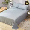Sábana de una sola pieza, amigable con la piel, tela cepillada, adecuada para camas individuales o dobles, universal para todas las estaciones, funda de almohada para dormitorio de estudiantes, venta al por mayor de fábrica