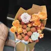 Artefacto Fijador de Lichi Soporte de Plástico Snacks de Frutas Flores Florales Empaque Brochetas de Bambú Material para Ramo DIY Accesorios