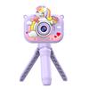 Nova câmera infantil desenho animado capa anti-queda tripé portátil 9600W lente dupla pode tirar fotos de pequenos brinquedos atacado