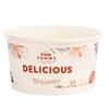 Cajas para Vasos de Helado, Vasos de Papel Desechables para Helado con Tapas, Vasos de Papel para Degustación, Vasos para Yogurt Frito y Raspados de Hielo, Empaquetados al por Mayor