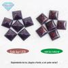 Huagang Gem Square Sintético Sintético Tesouro Australiano Pedra Bruta OPAL Quadrado Princesa Base Plana Face Lisa Pedra OPAL FH22