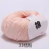 Algodón puro bola de lana hilo de leche hilo de algodón hilo para bebé hilo para muñeca hilo de algodón para crochet lana para niños venta al por mayor de fábrica